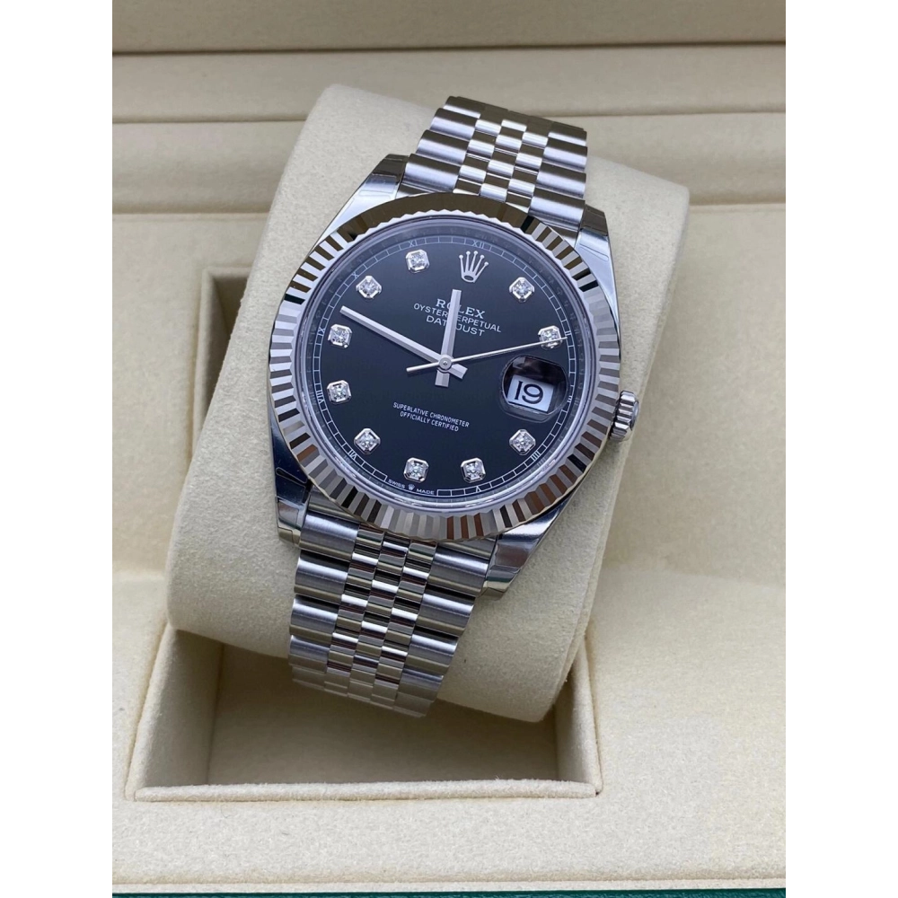 Datejust M126334-0012 black Watch Size 41mm