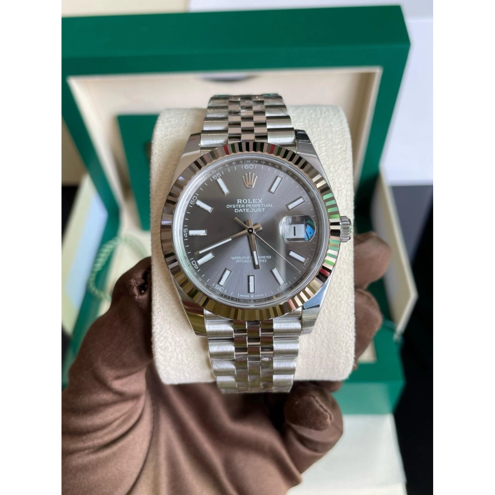 Datejust M126334-0014 Grey Dial Size 41mm
