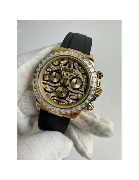 Daytona 116588 TBR Full Diamond Tiger Dial