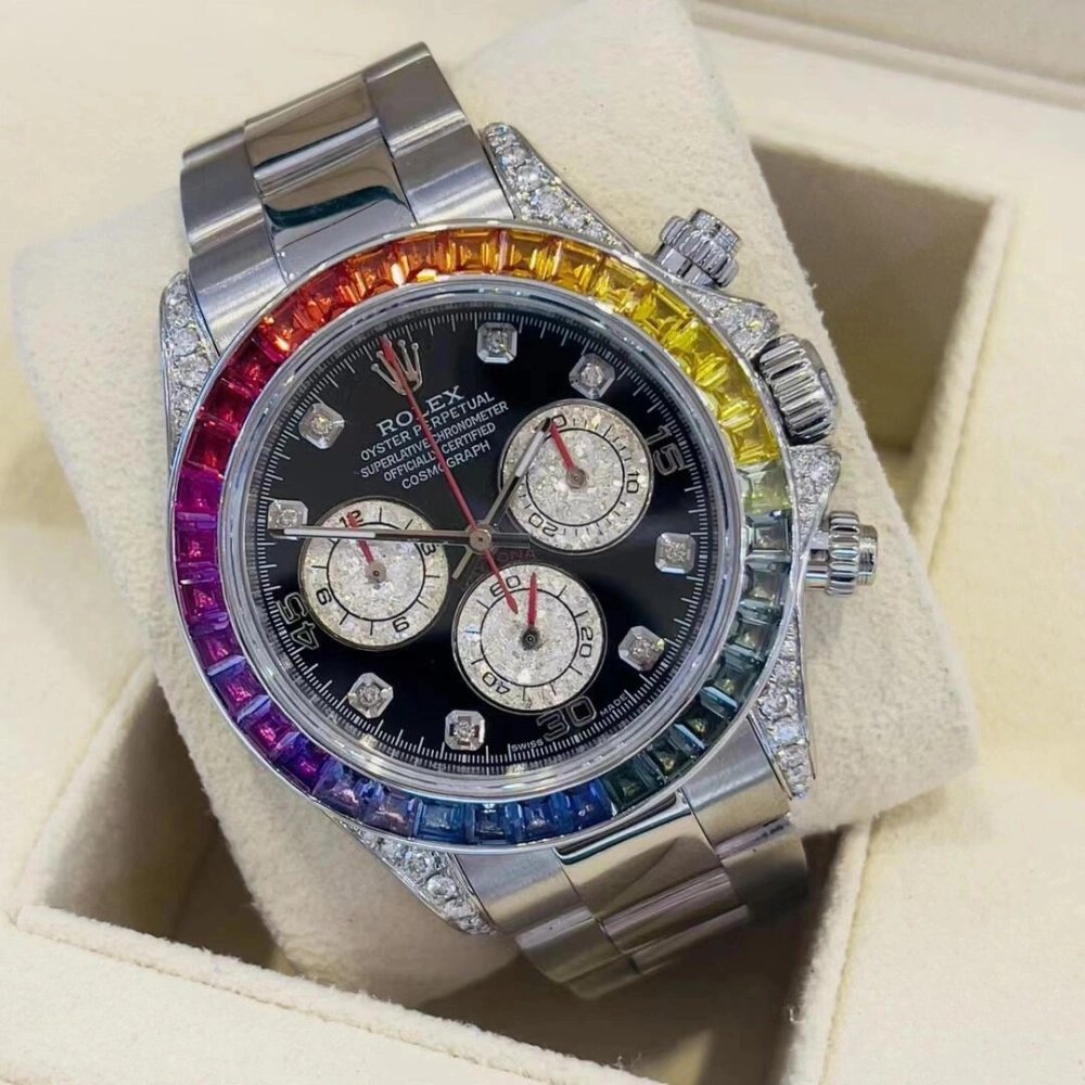 Daytona 116599RBOW Rainbow Watch With Diamonds