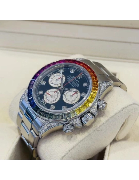 Daytona 116599RBOW Rainbow Watch With Diamonds