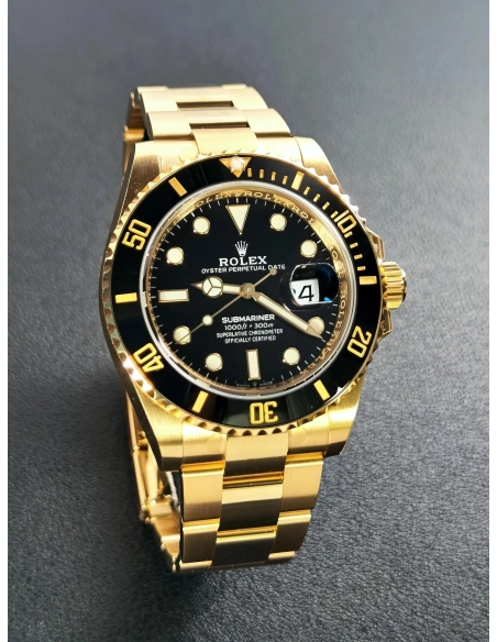 Submariner 116618LN-97208 Gold Watch Size 40mm