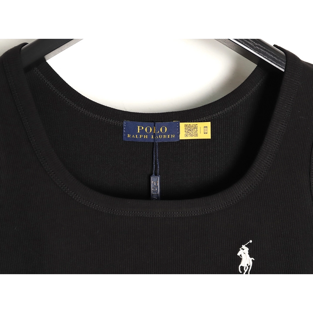 Ralph Lauren Womens Pony Embroidered Vest TSK2,Ralph Lauren