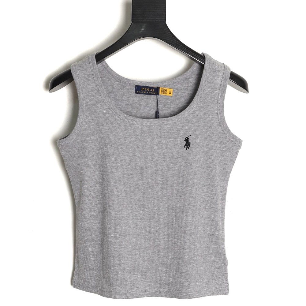 Ralph Lauren Womens Pony Embroidered Vest TSK1,Ralph Lauren