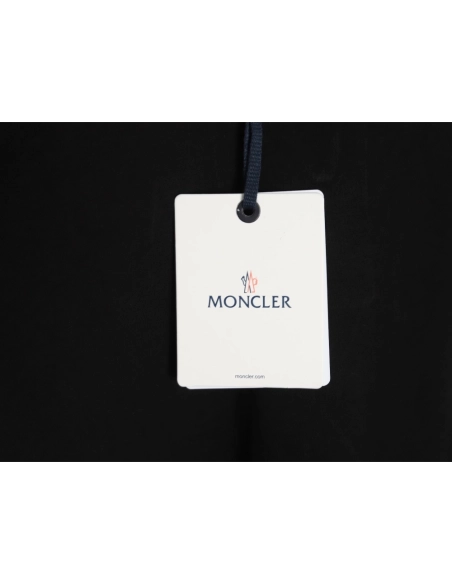 Moncler M letter cat ear logo round neck short-sleeved T-shirt,Moncler