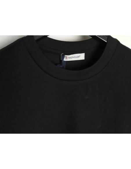 Moncler M letter cat ear logo round neck short-sleeved T-shirt,Moncler