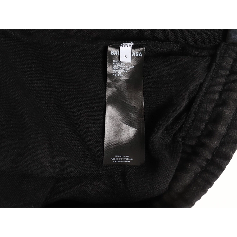 Balenciaga puma joint washed distressed shorts,Balenciaga