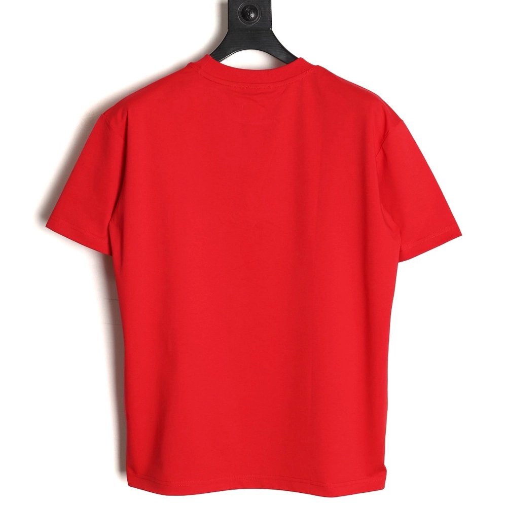 Burberry Heart Letter Embroidered Round Neck Short Sleeve T-shirt TSK1,Burberry