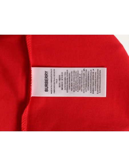 Burberry Heart Letter Embroidered Round Neck Short Sleeve T-shirt TSK1,Burberry