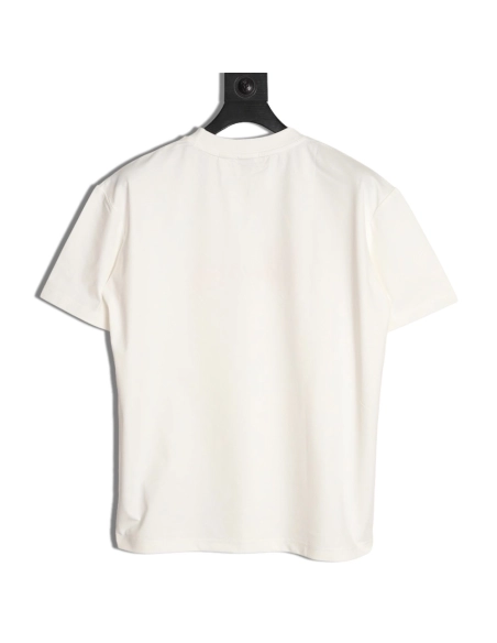 Burberry Heart Letter Embroidered Round Neck Short Sleeve T-shirt,Burberry