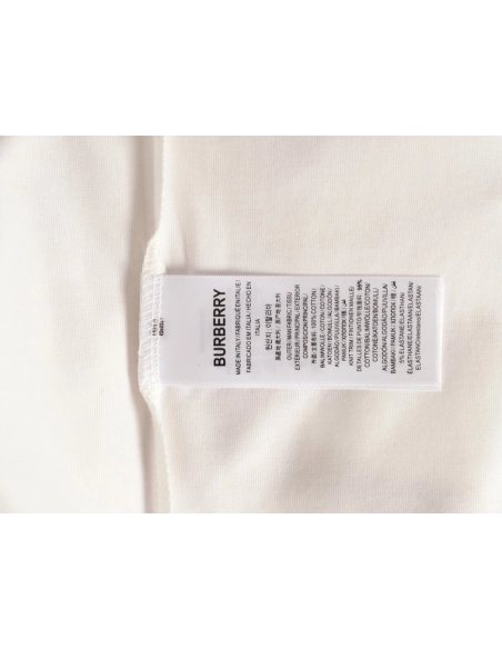 Burberry Heart Letter Embroidered Round Neck Short Sleeve T-shirt,Burberry