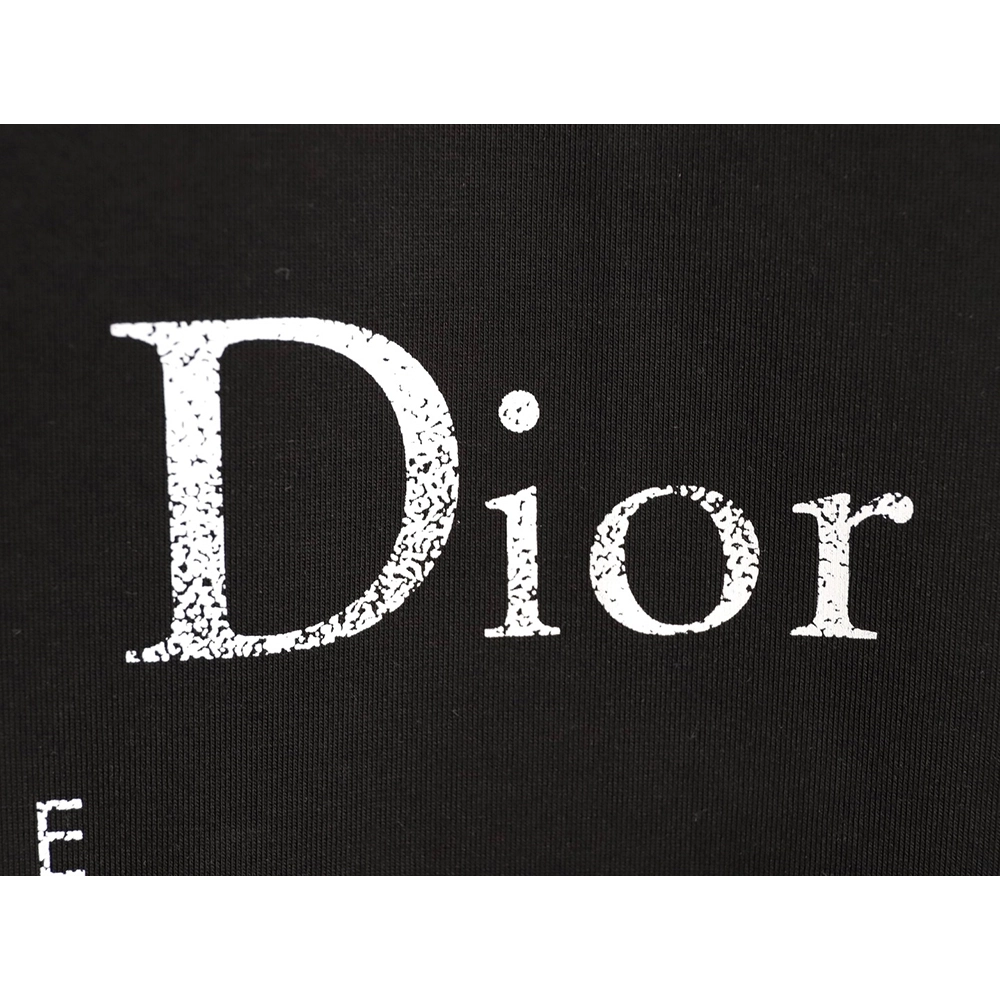 Dior gradient letter round neck short sleeve T-shirt TSK1,Dior