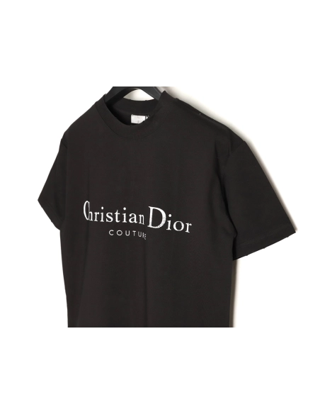Dior gradient letter round neck short sleeve T-shirt TSK1,Dior