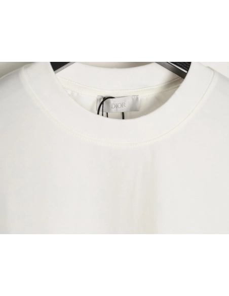 Dior gradient letter round neck short sleeve T-shirt,Dior