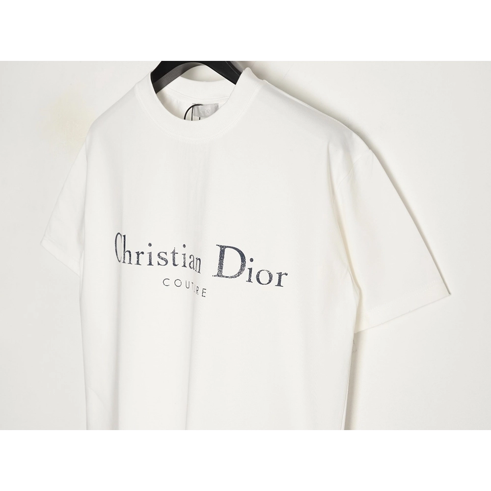 Dior gradient letter round neck short sleeve T-shirt,Dior