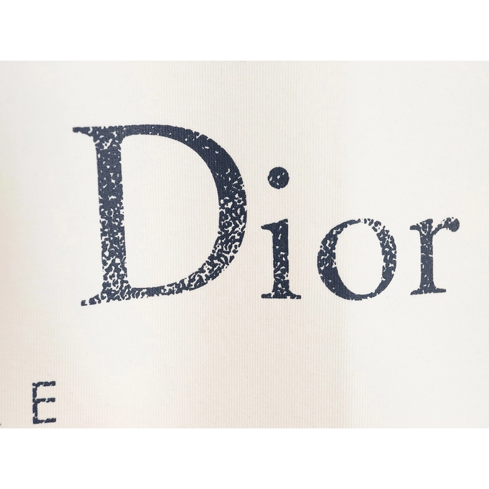 Dior gradient letter round neck short sleeve T-shirt,Dior