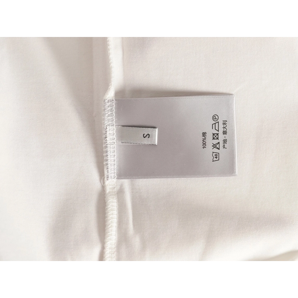 Dior gradient letter round neck short sleeve T-shirt,Dior
