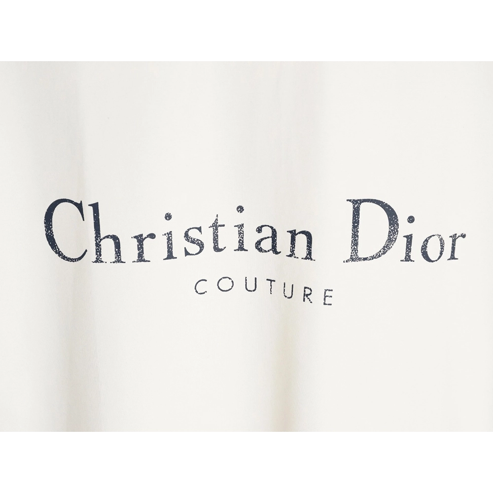 Dior gradient letter round neck short sleeve T-shirt,Dior