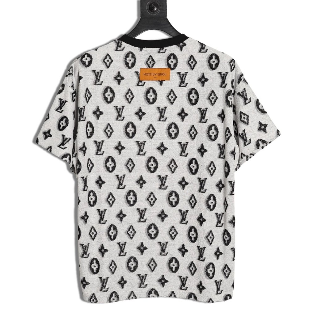Louis Vuitton all-over monogram logo jacquard towel T-shirt TSK1,Louis Vuitton
