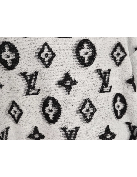 Louis Vuitton all-over monogram logo jacquard towel T-shirt TSK1,Louis Vuitton