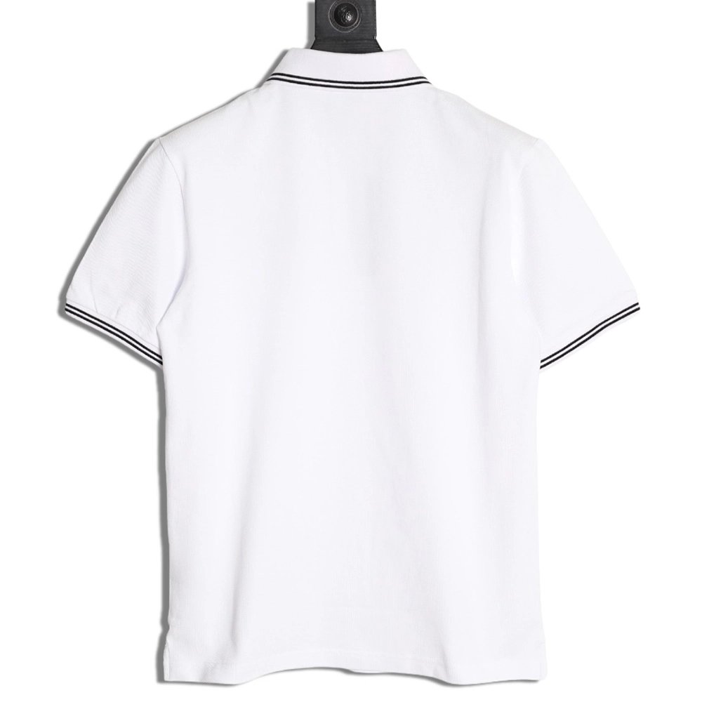 Dior embroidered logo short-sleeved polo shirt,Dior