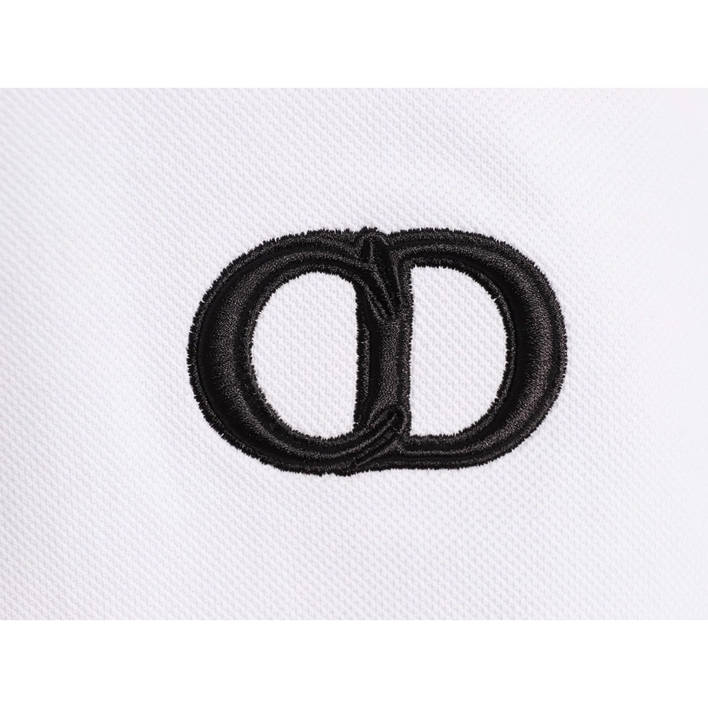 Dior embroidered logo short-sleeved polo shirt,Dior