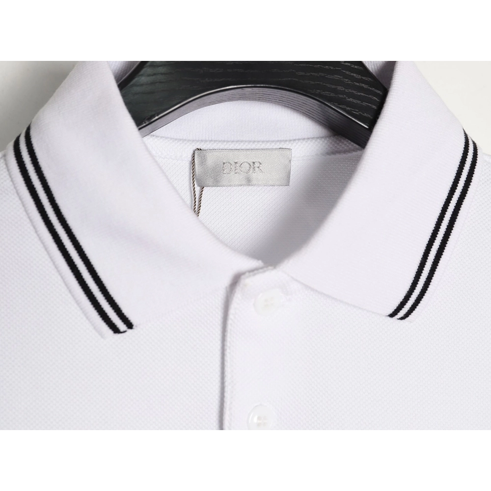 Dior embroidered logo short-sleeved polo shirt,Dior