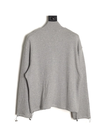 Miu Miu small embroidered zipper cotton and linen stand-up collar jacket,Miu Miu