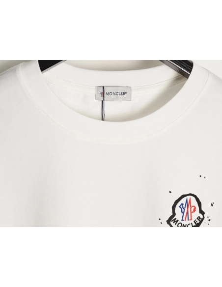 Moncler graffiti logo short-sleeved T-shirt,Moncler