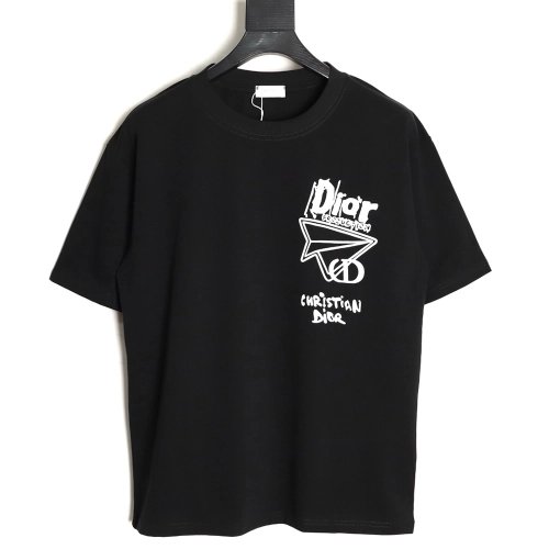 Dior Paper Plane Short-Sleeved T-Shirt TSK1,Dior