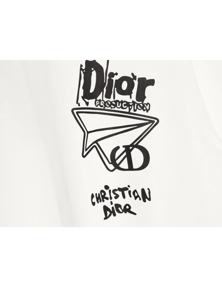 Dior Paper Plane Short-Sleeved T-Shirt,Dior