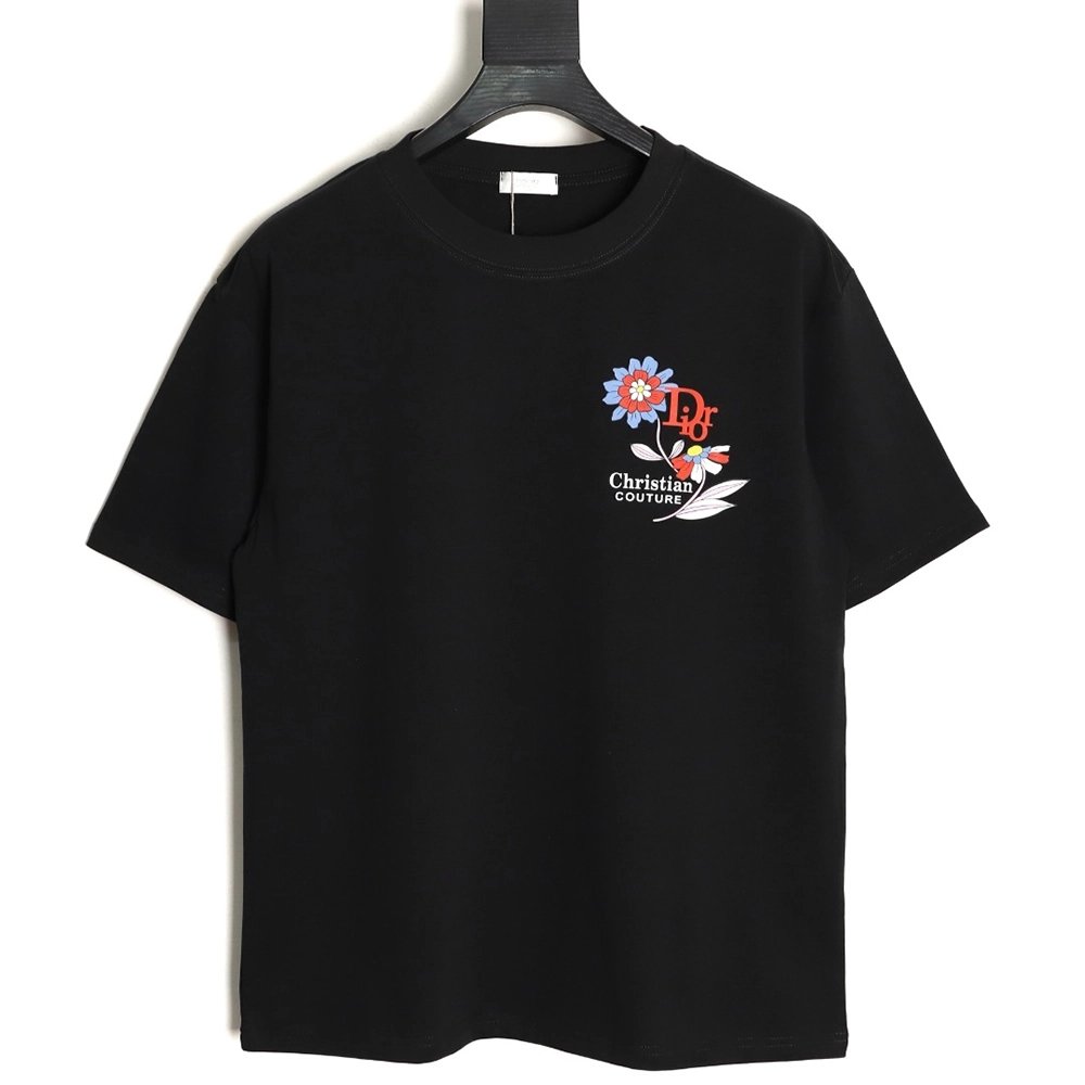 Dior floral short-sleeved T-shirt TSK1,Dior
