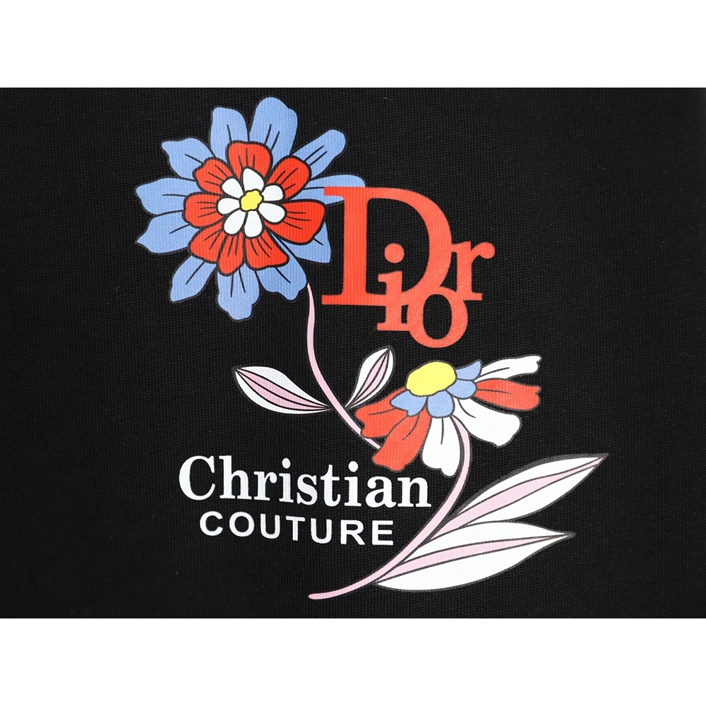 Dior floral short-sleeved T-shirt TSK1,Dior