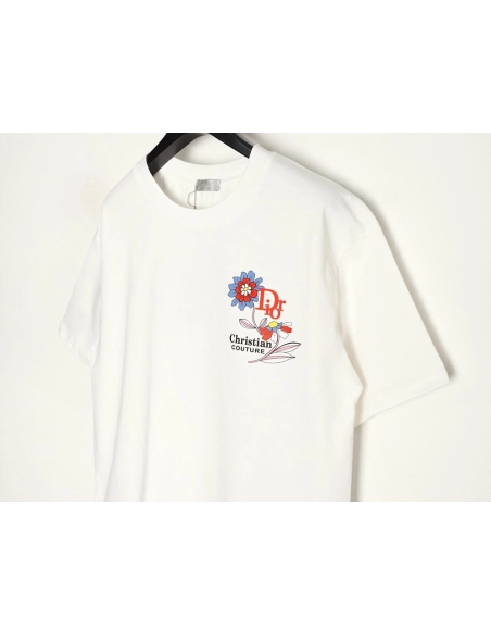 Dior floral short-sleeved T-shirt,Dior