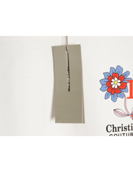 Dior floral short-sleeved T-shirt,Dior