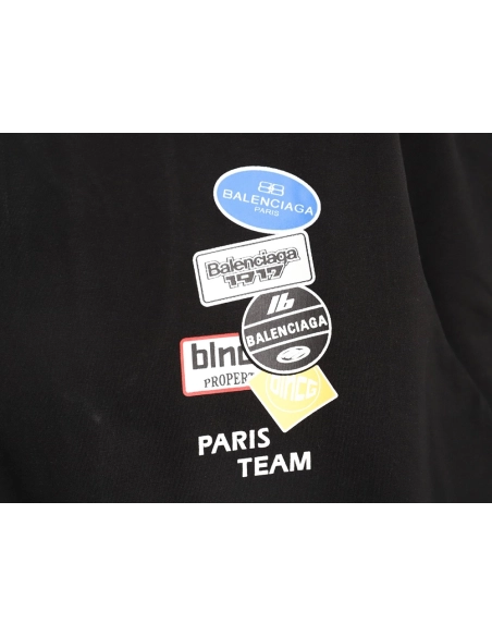 Balenciaga medal totem print short-sleeved T-shirt TSK1,Balenciaga