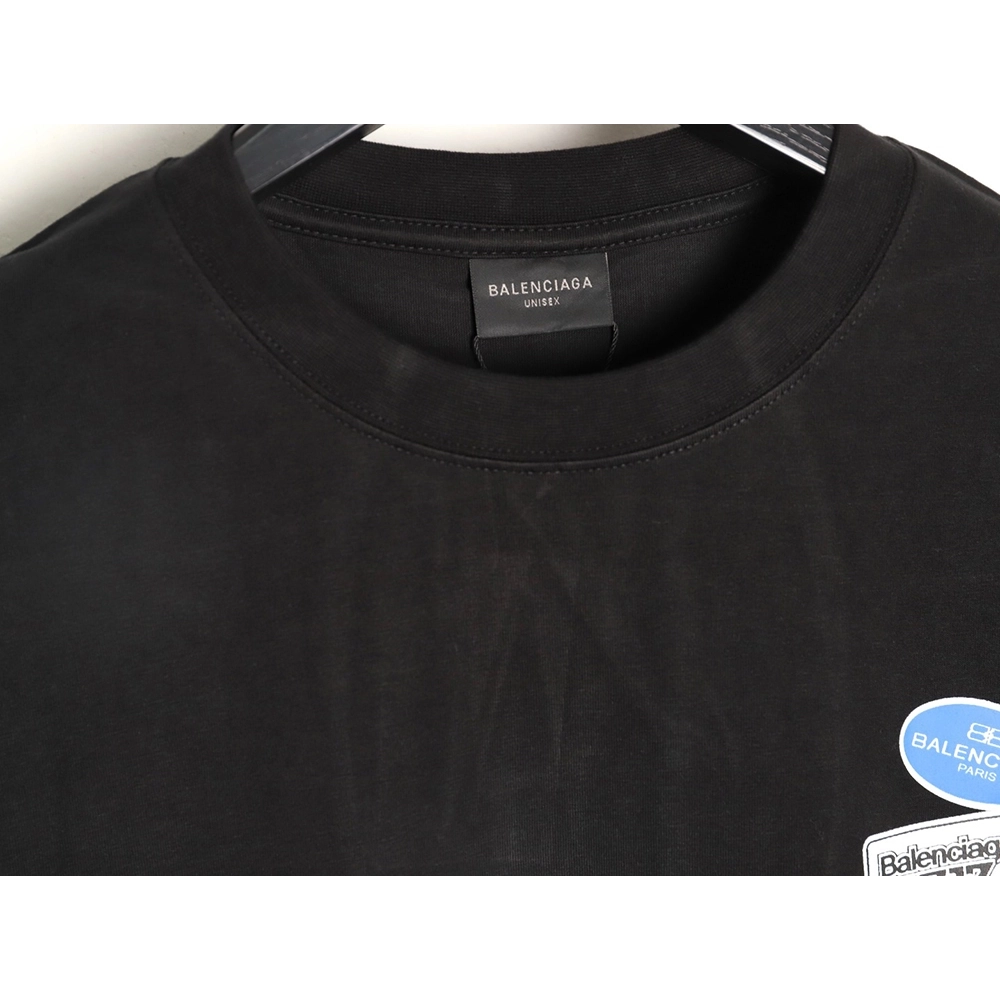 Balenciaga medal totem print short-sleeved T-shirt TSK1,Balenciaga