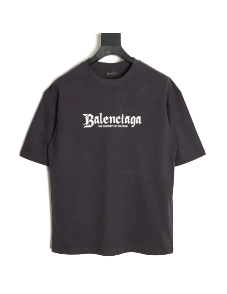 Balenciaga Gutter lettering short-sleeved T-shirt TSK1,Balenciaga