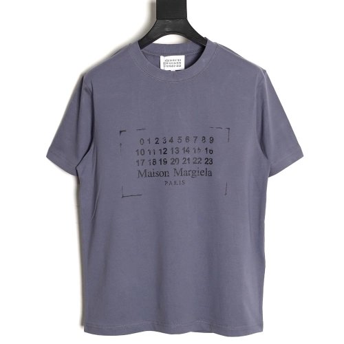 Maison Margiela number short-sleeved T-shirt TSK1,MAISON MARGIELA