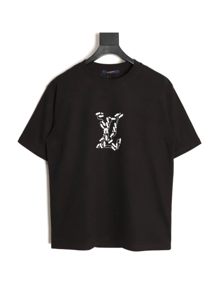 Louis Vuitton puff print short-sleeved T-shirt TSK1,Louis Vuitton