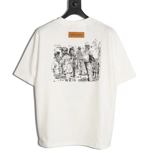 Louis Vuitton puff print short-sleeved T-shirt,Louis Vuitton