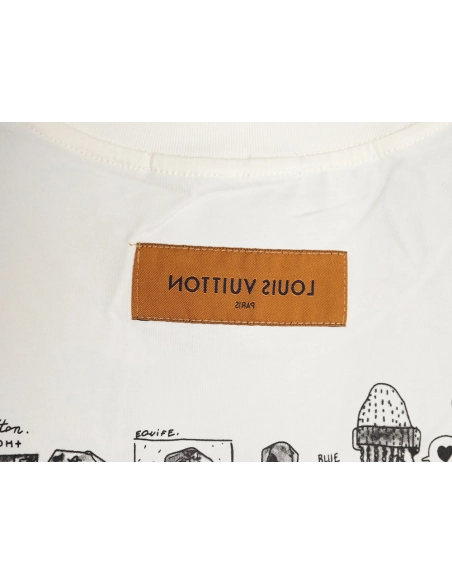 Louis Vuitton puff print short-sleeved T-shirt,Louis Vuitton