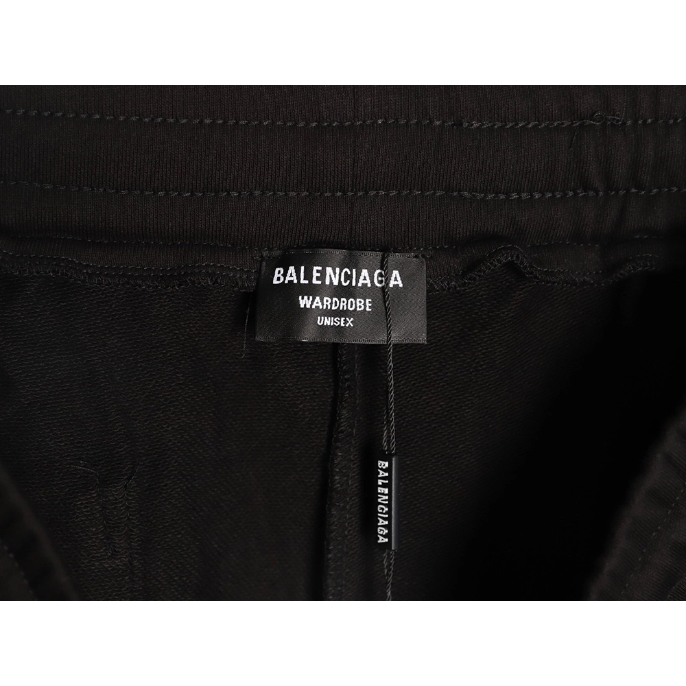 Balenciaga masking tape printed shorts TSK1,Balenciaga