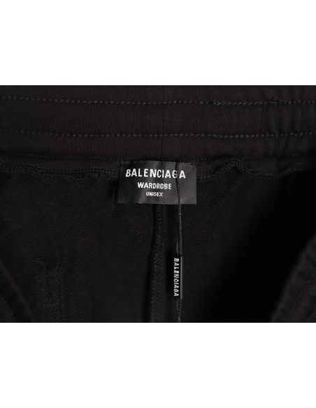 Balenciaga masking tape printed shorts TSK1,Balenciaga