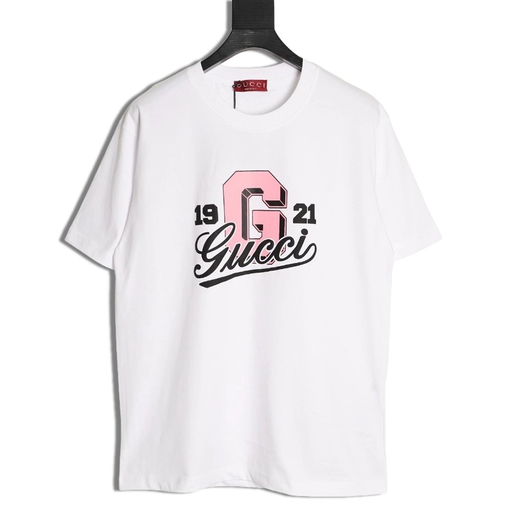 Gucci 1921 lettering logo short sleeves,Gucci