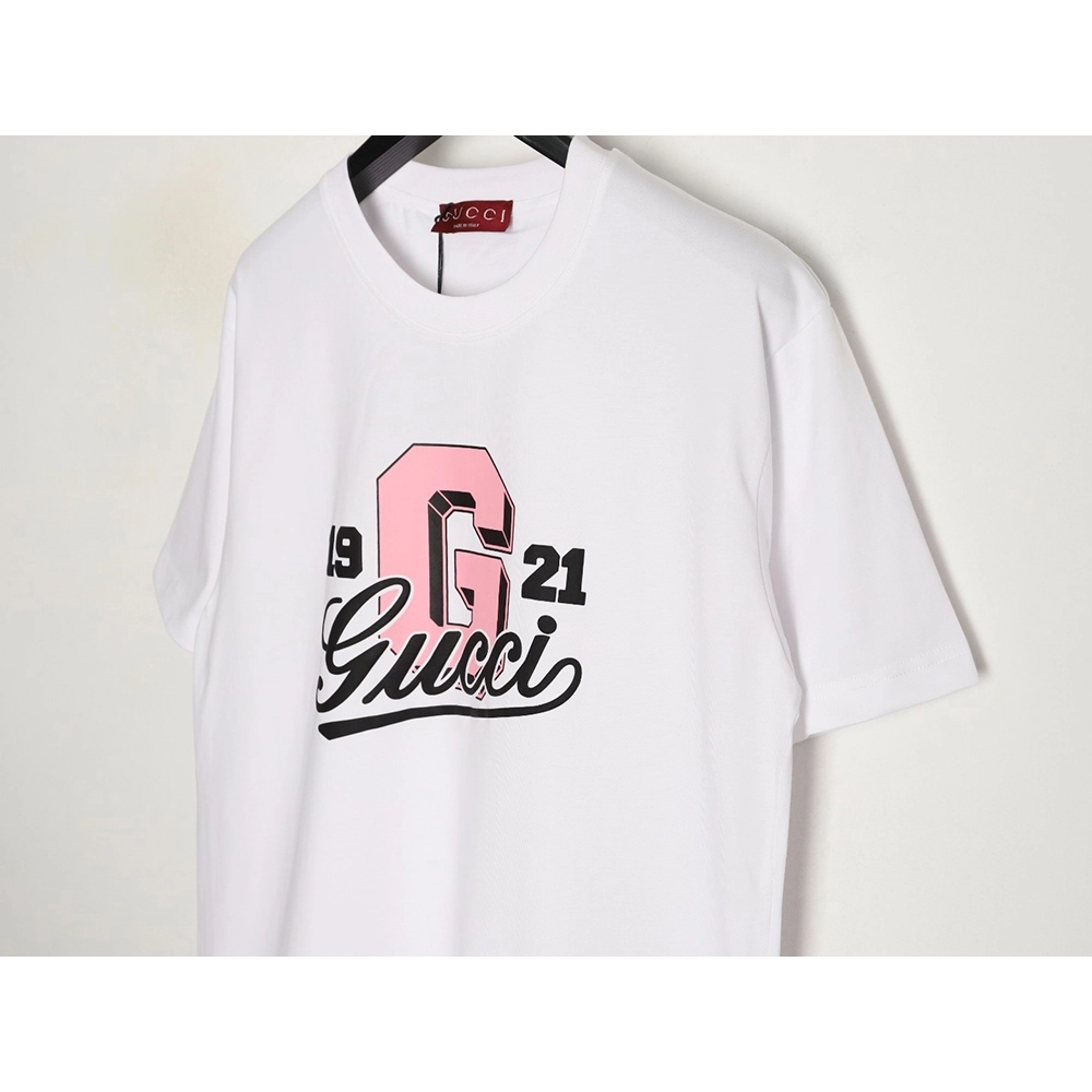 Gucci 1921 lettering logo short sleeves,Gucci