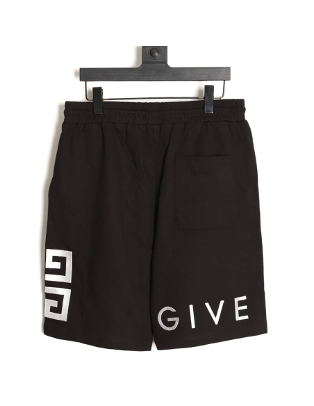 Givenchy embroidered logo shorts TSK1,Givenchy
