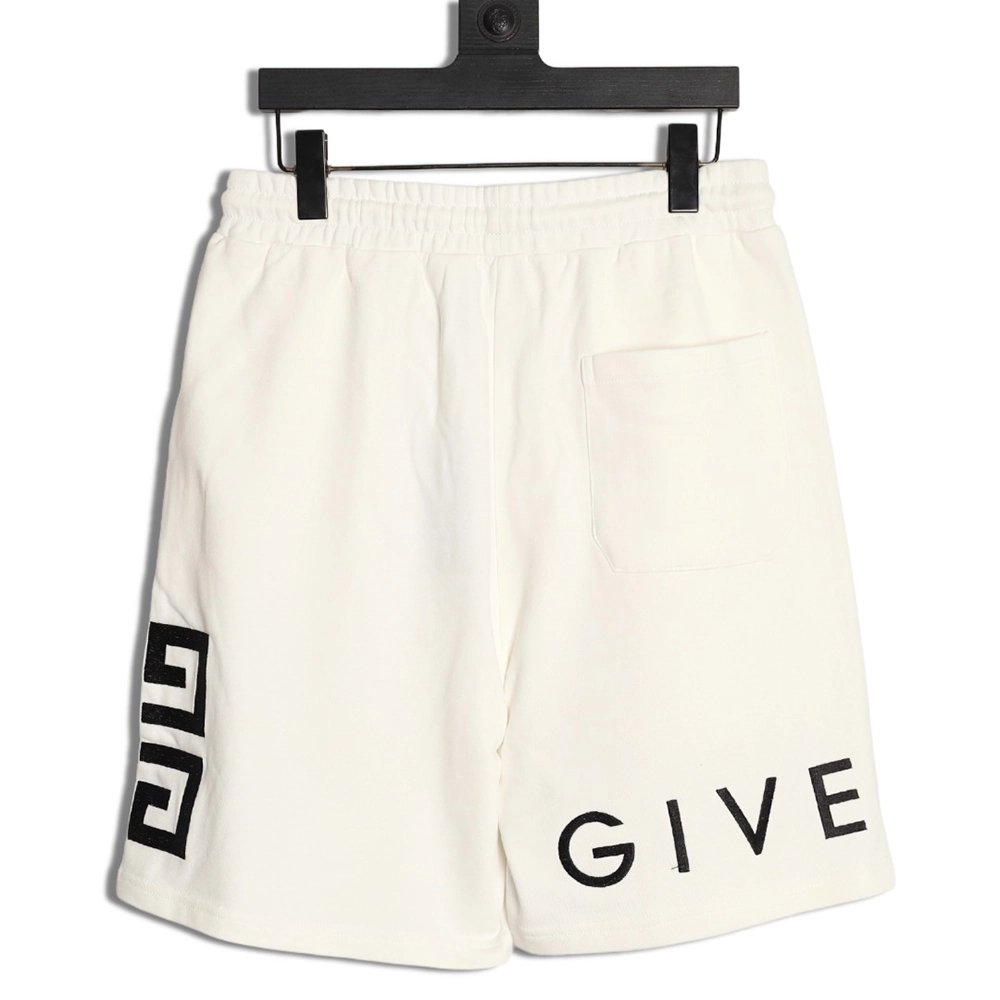 Givenchy embroidered logo shorts,Givenchy