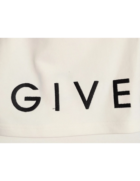 Givenchy embroidered logo shorts,Givenchy