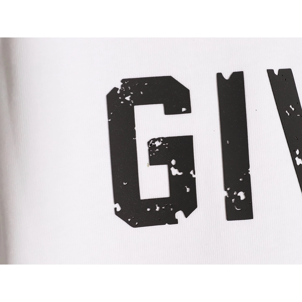 Givenchy three-dimensional laminated letter short sleeves,Givenchy